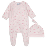 BOSS Baby Girls Pyjamas Hat Set Pale Pink